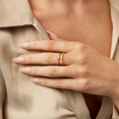 Anillo Cruces Ajustable