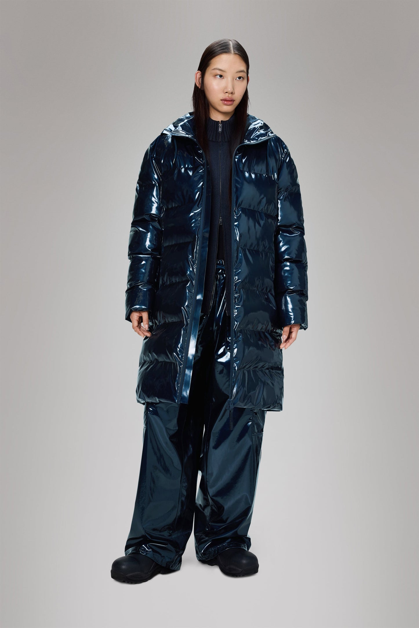 Chaqueta Acolchada Larga