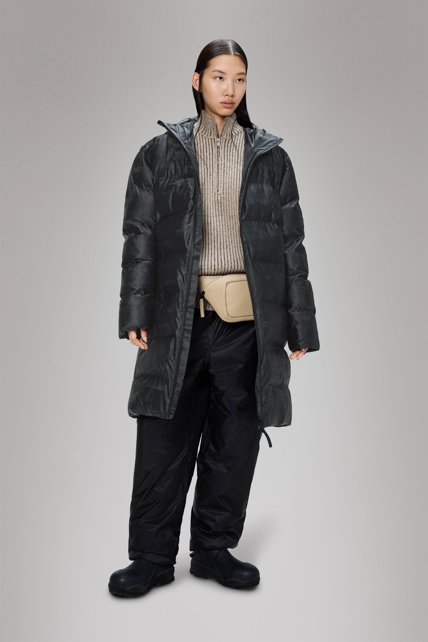 Chaqueta Acolchada Larga