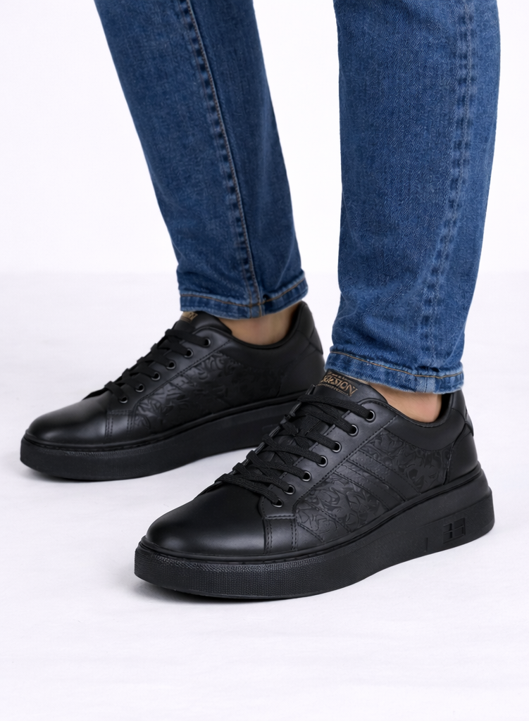 Zapatillas Urbanas Negras con Plataforma