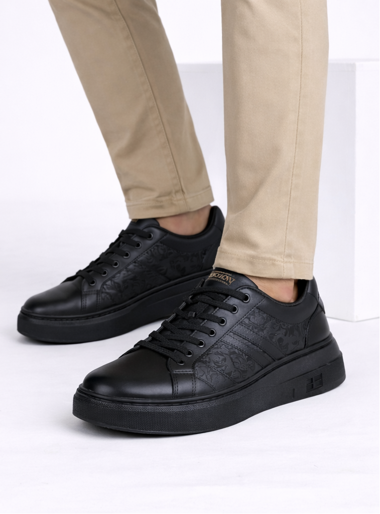 Zapatillas Urbanas Negras con Plataforma