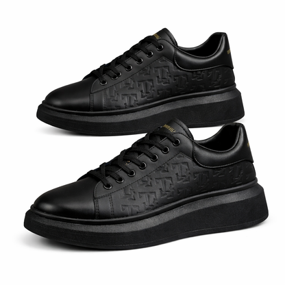 Zapatillas Urbanas Negras con Plataforma