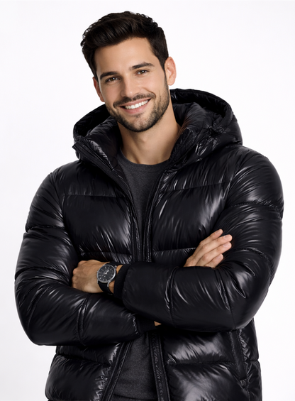 Chaqueta Acolchada Brillante