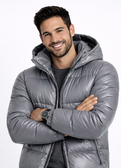 Chaqueta Acolchada Brillante