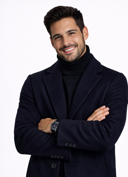 Gabardina de Lana Elegante