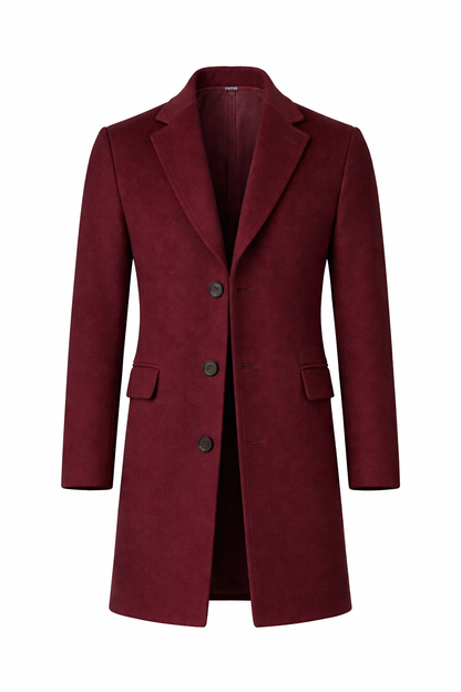 Gabardina de Lana Elegante