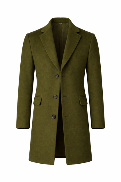 Gabardina de Lana Elegante