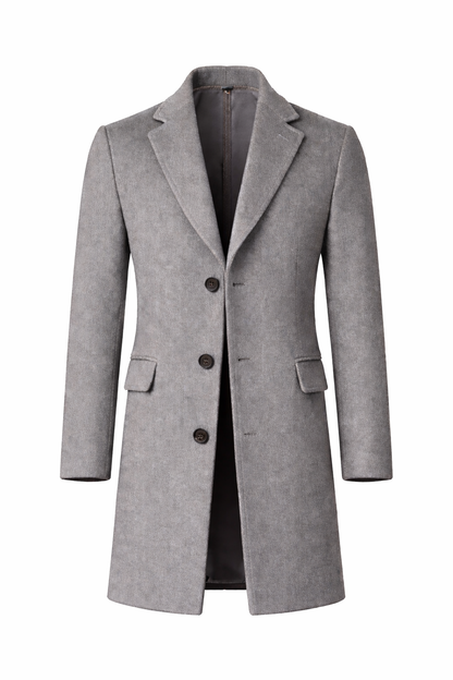 Gabardina de Lana Elegante