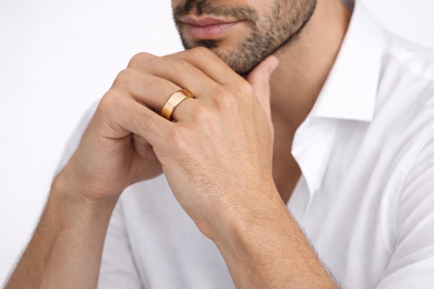 Anillo Simple de titanio de 6mm