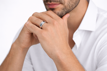 Anillo Simple de titanio de 6mm