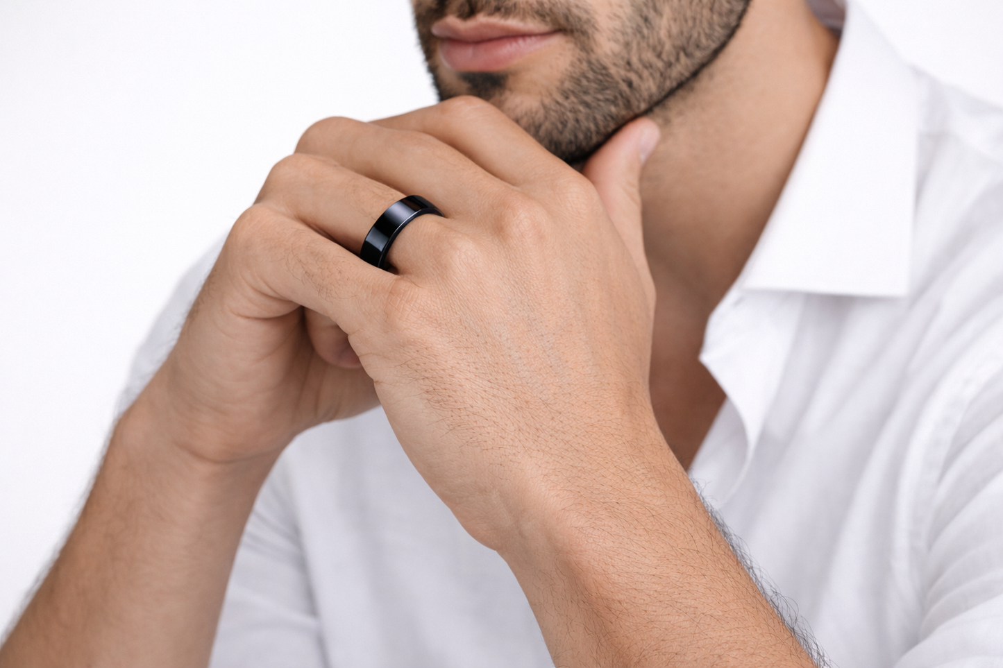 Anillo Simple de titanio de 6mm