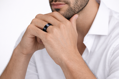 Anillo Simple de titanio de 6mm