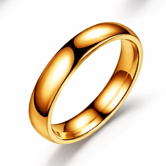 Anillo Simple de titanio de 6mm