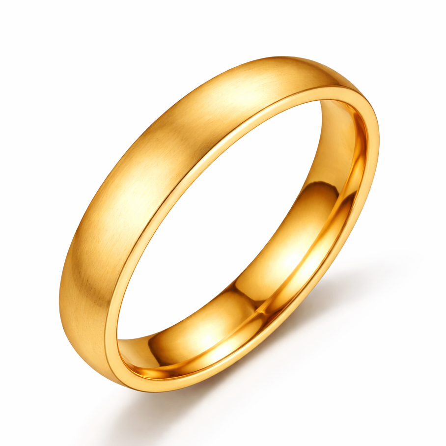 Anillo Simple de titanio de 6mm