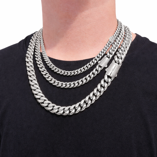 Cadena cubana de acero inoxidable