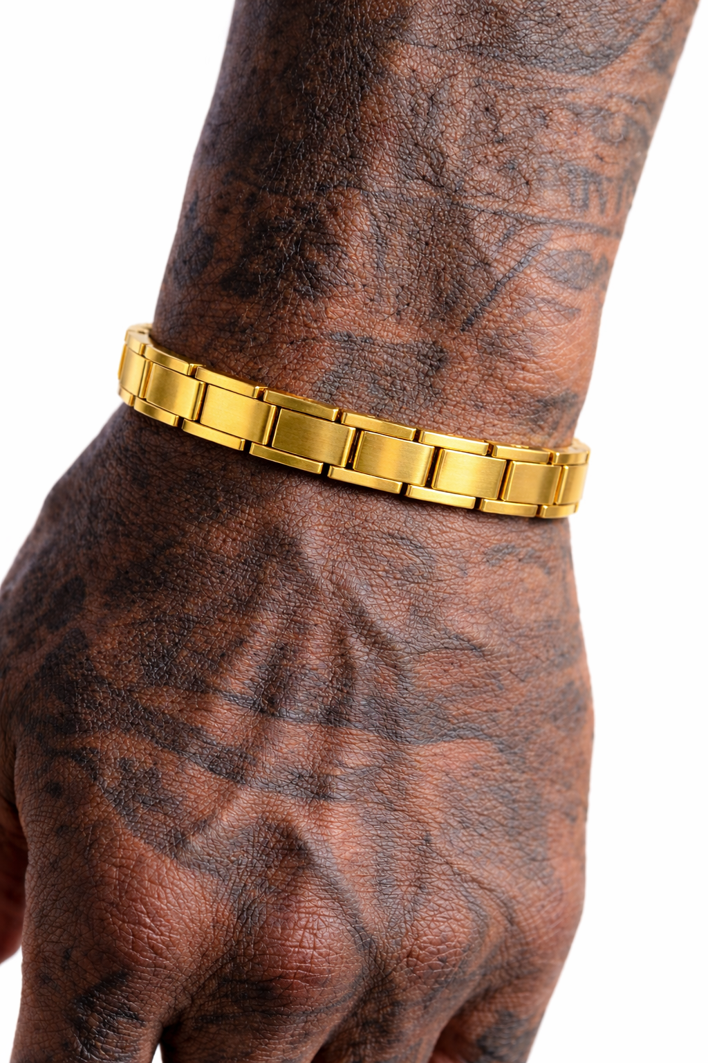 Pulseras cuadradas de acero inoxidable