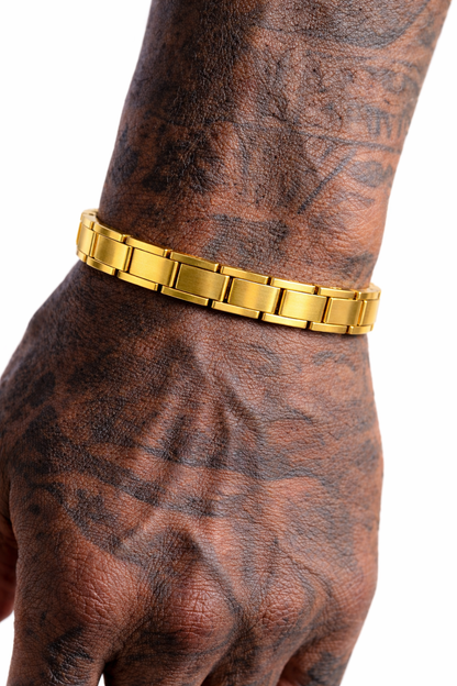 Pulseras cuadradas de acero inoxidable