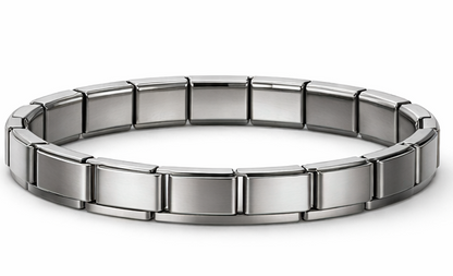 Pulseras cuadradas de acero inoxidable