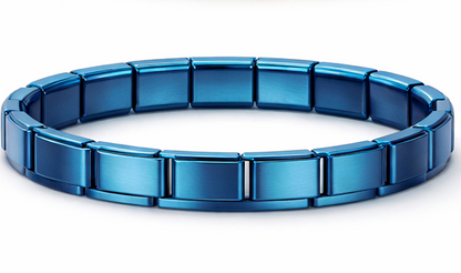 Pulseras cuadradas de acero inoxidable