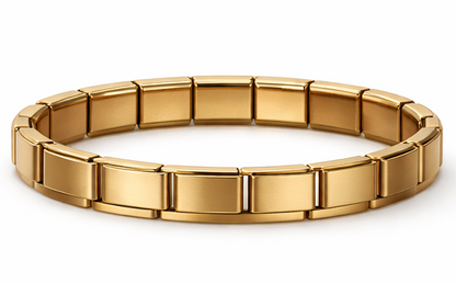 Pulseras cuadradas de acero inoxidable