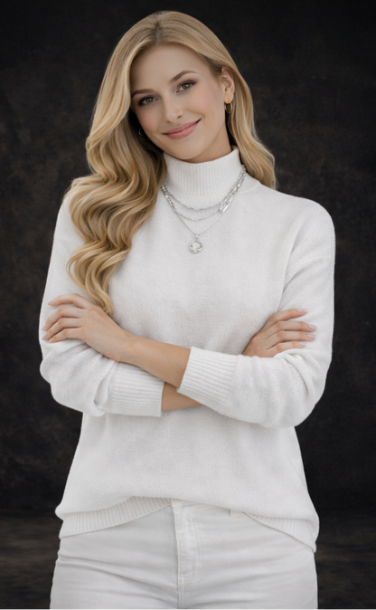 Mireia | Jersey de Punto Cuello Alto