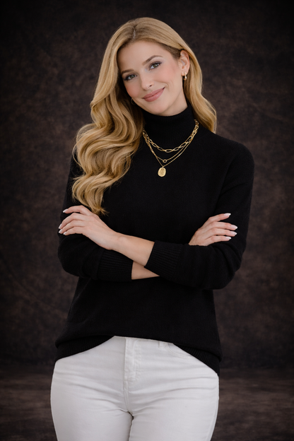 Mireia | Jersey de Punto Cuello Alto