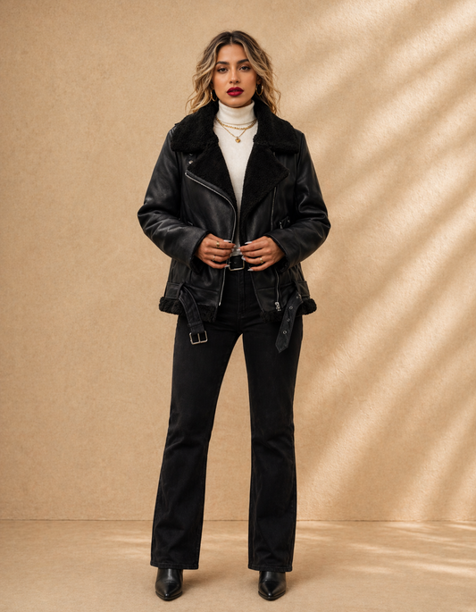 Chaqueta de cuero