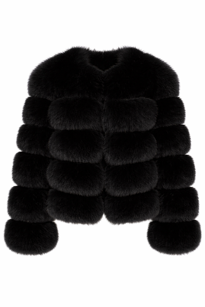 Abrigo de Piel de Zorro Invierno