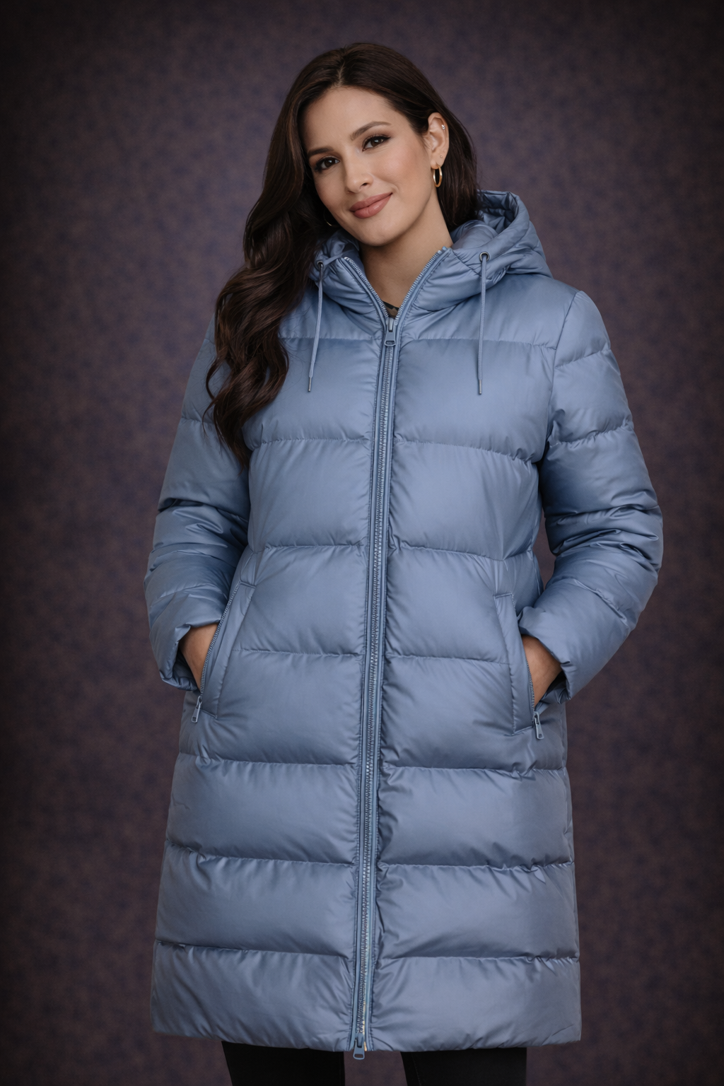 Chaqueta Acolchada Larga