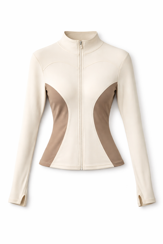 Chaqueta deportiva adelgazante