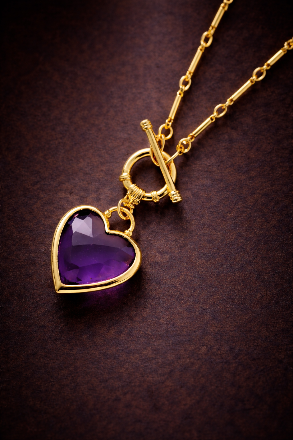 Colgante con piedras naturales