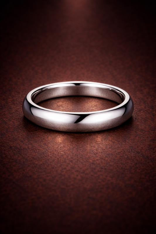 Anillo Simple de titanio de 6mm