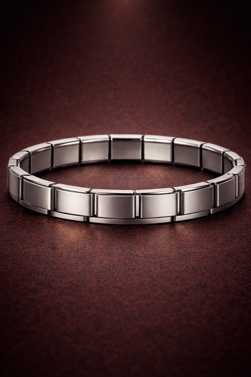 Pulseras cuadradas de acero inoxidable