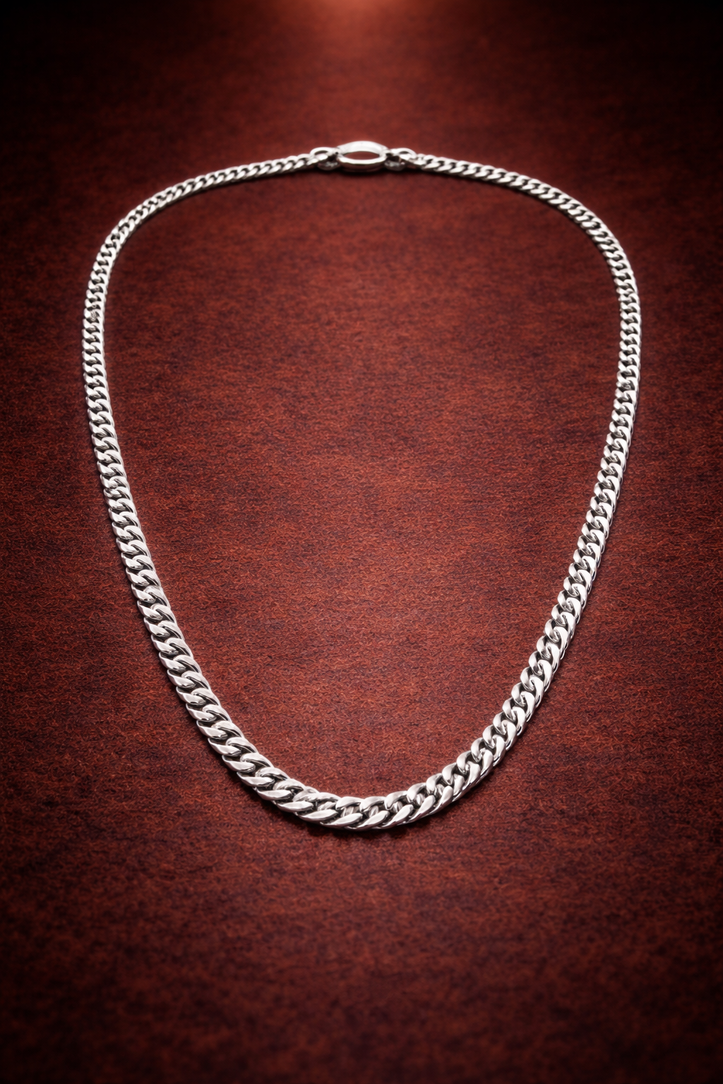 Collar de cadena cubana de 3mm