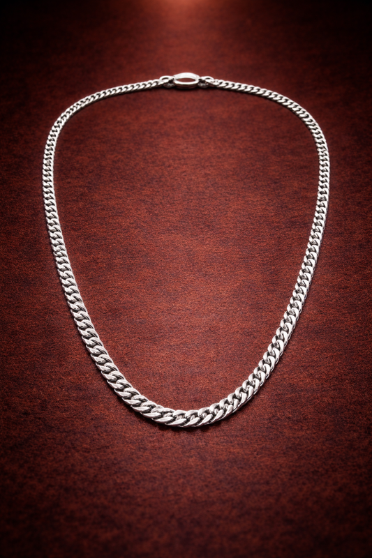 Collar de cadena cubana de 3mm