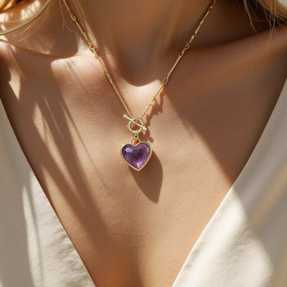 Colgante con piedras naturales