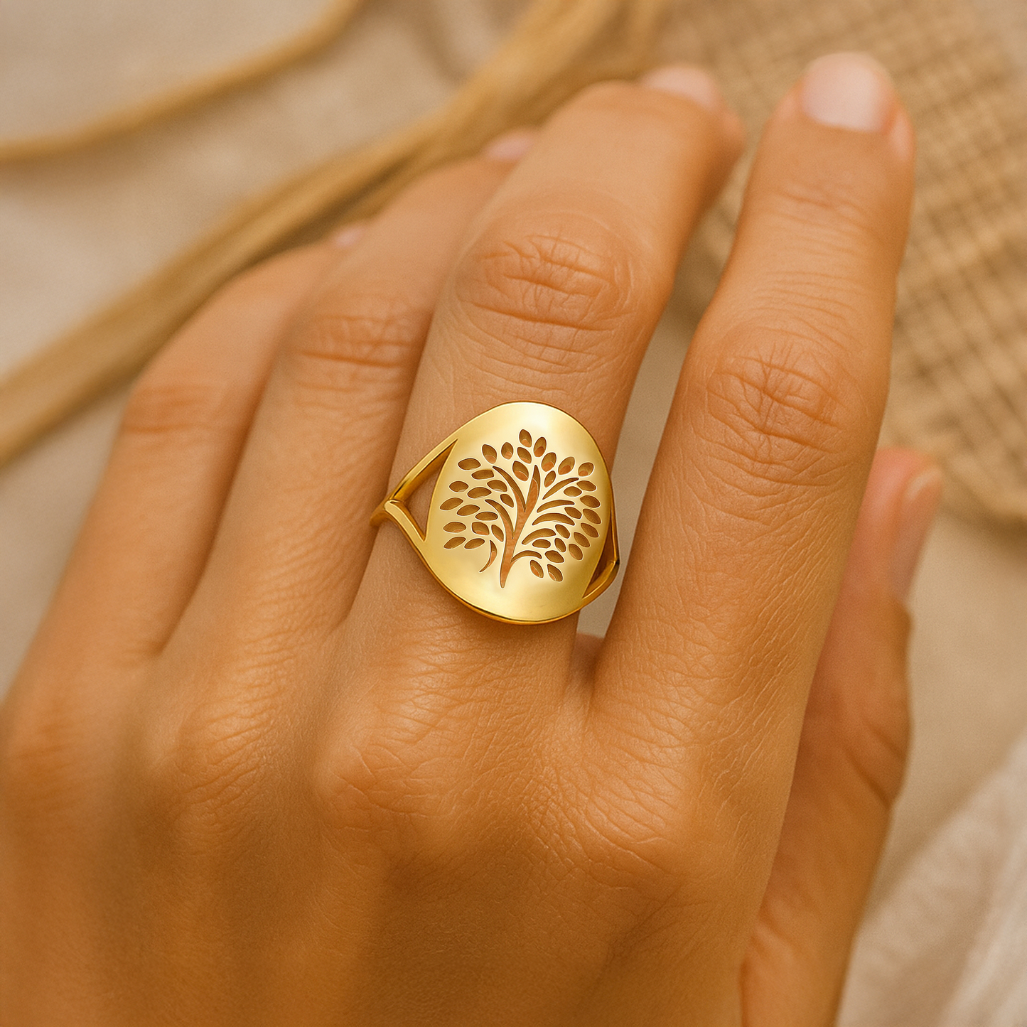 Anillo Árbol de los Chakras