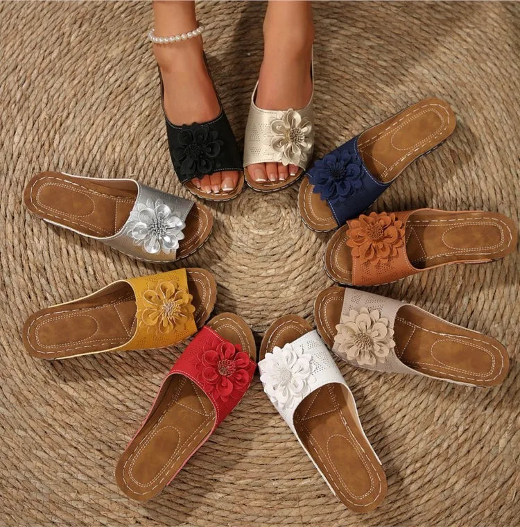 Sandalias de cuña a la moda