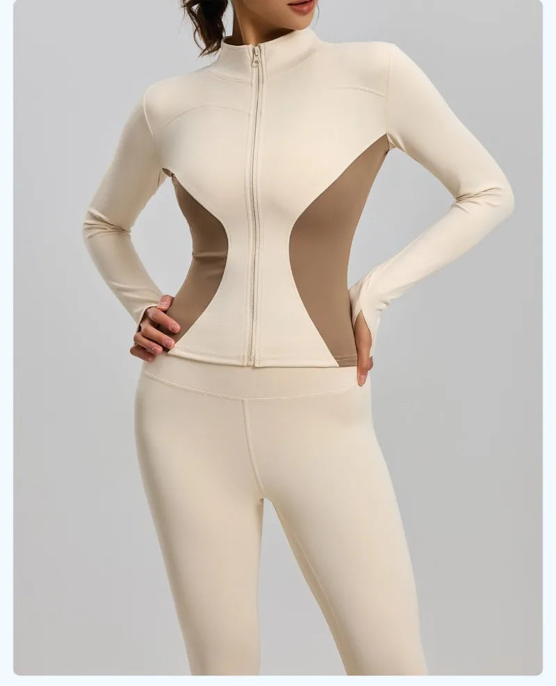 Chaqueta deportiva adelgazante