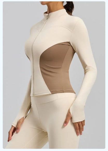 Chaqueta deportiva adelgazante