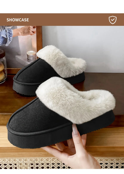 Zapatillas de casa cálidas de felpa