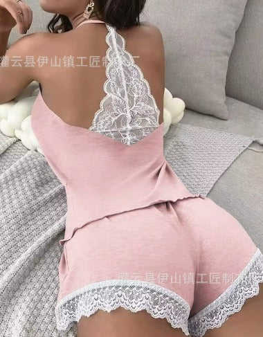 Conjunto de encaje Beso de medianoche