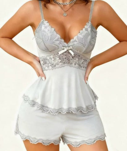 Conjunto de encaje Beso de medianoche