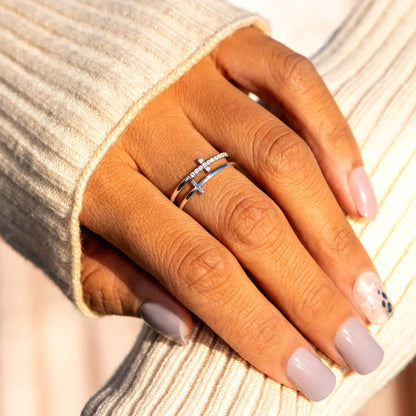 Anillo Cruces Ajustable