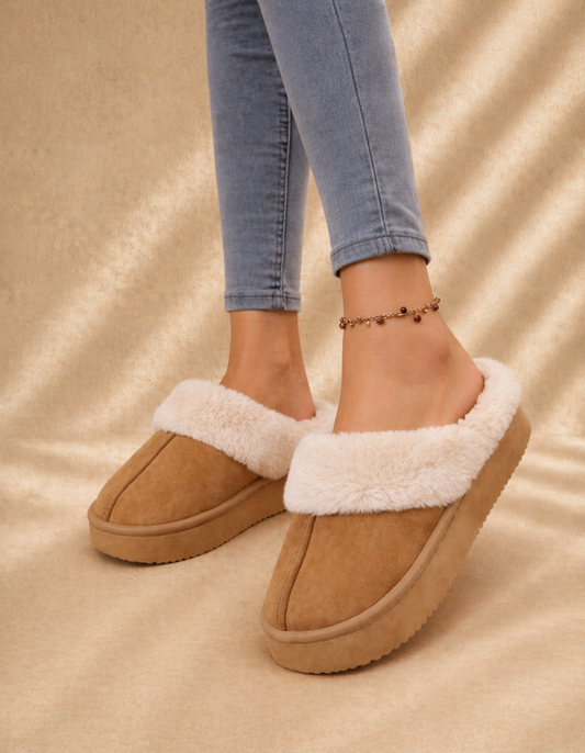 Zapatillas de casa cálidas de felpa