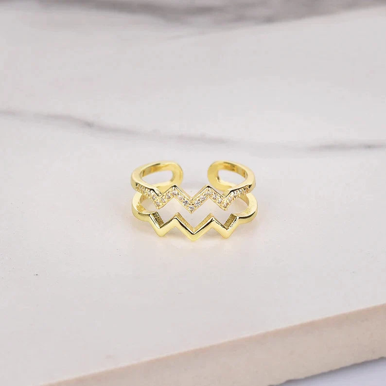 Anillo Rayo ajustable