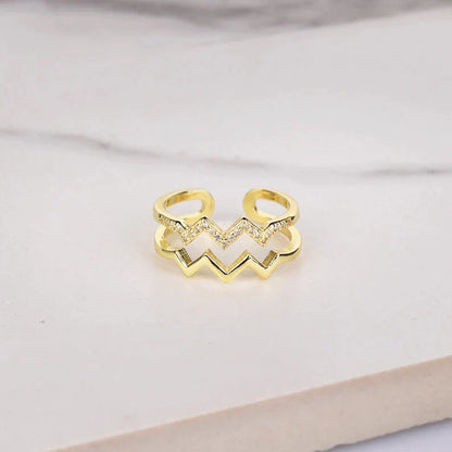 Anillo Rayo ajustable