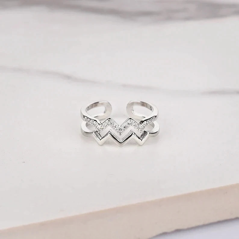 Anillo Rayo ajustable