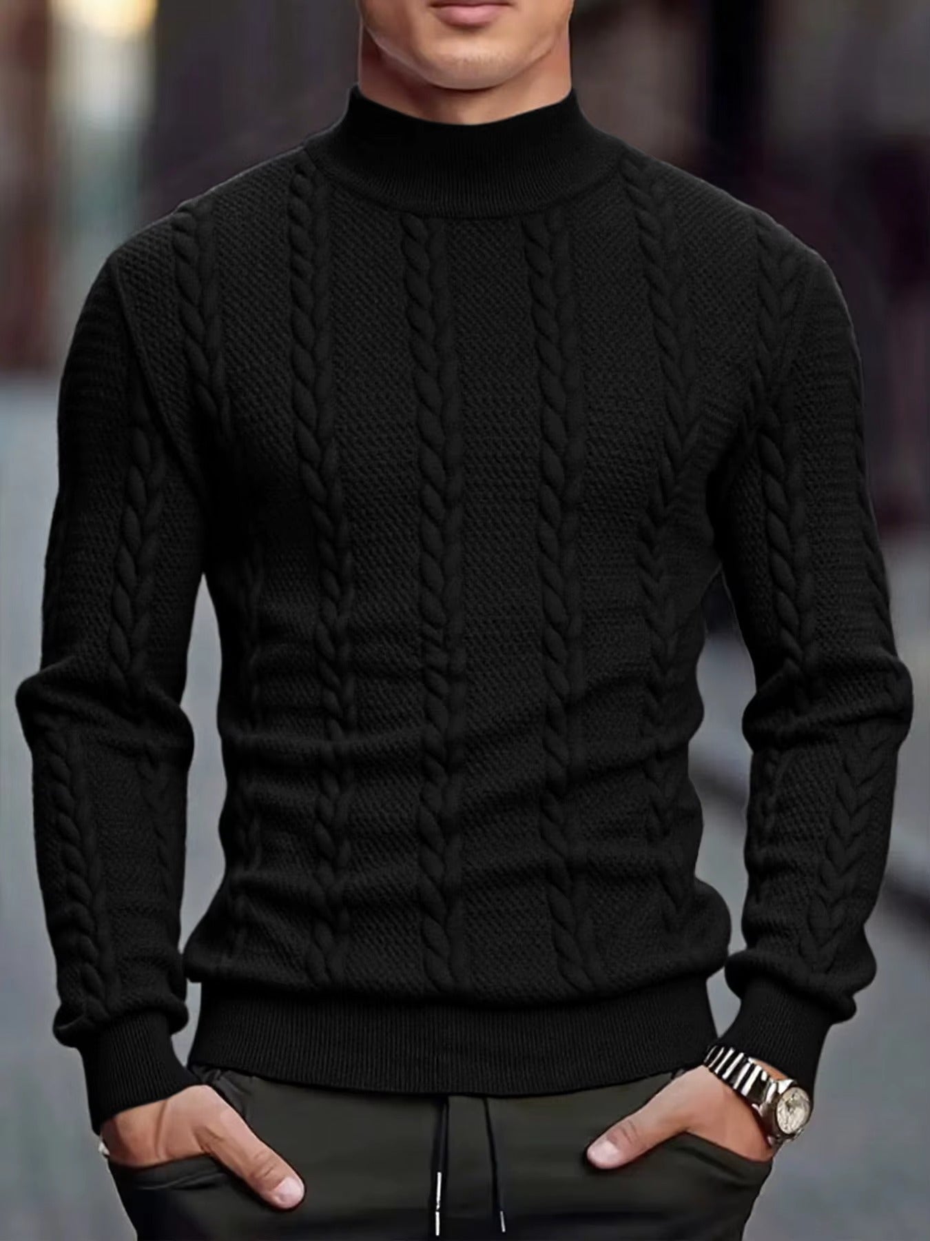 Suéter cuello alto