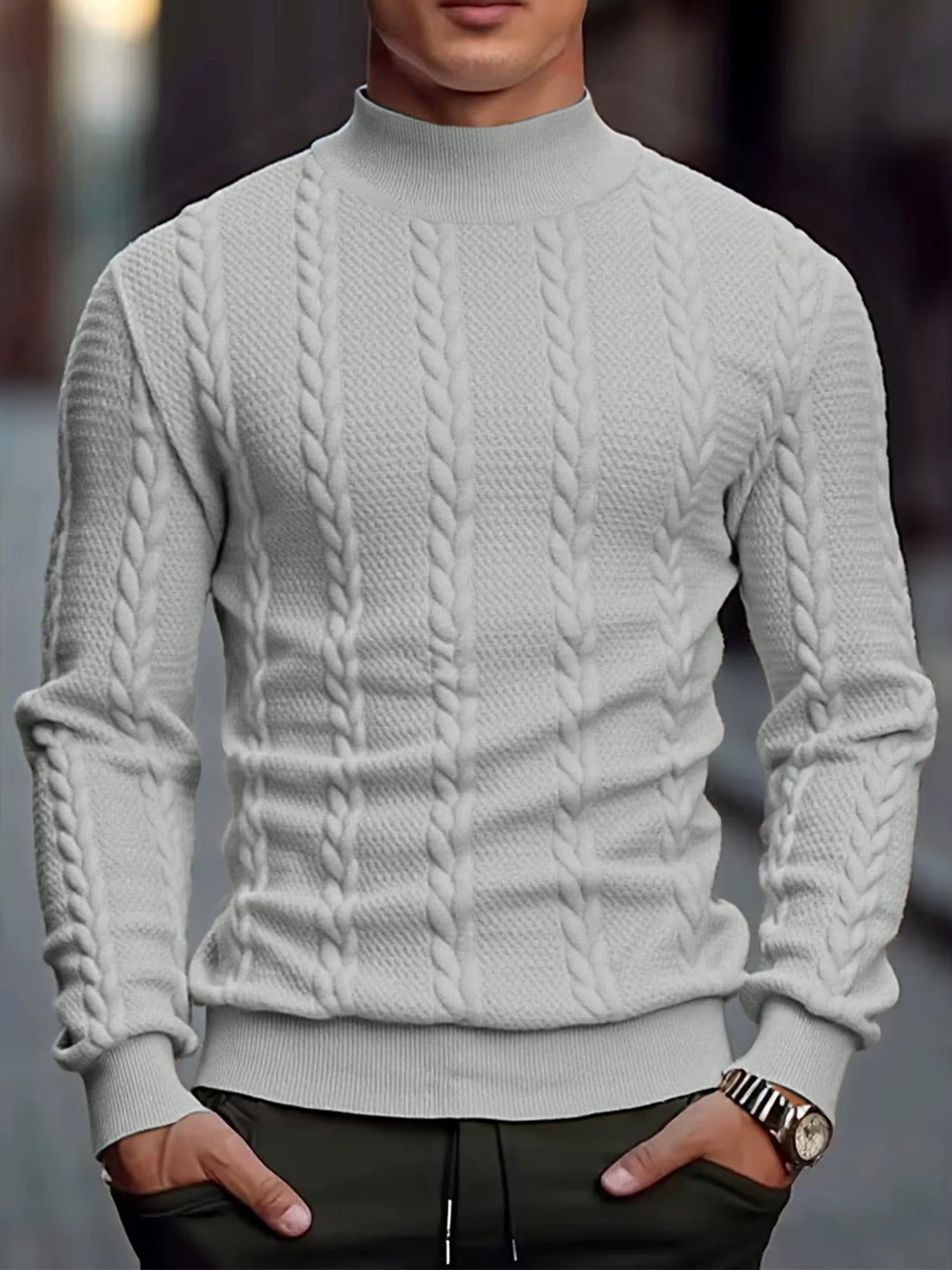 Suéter cuello alto